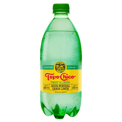 Agua Mineral Topo Chico Limón 600mL