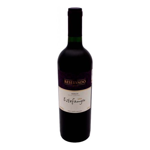 Vino Tinto Chileno Reservado Estefanya Merlot 750ml
