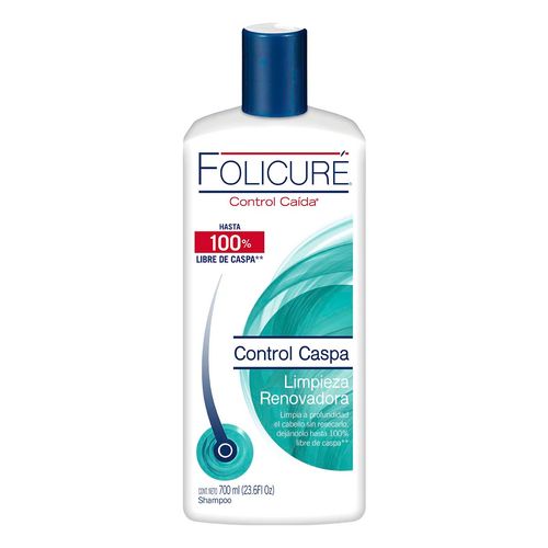 Shampoo Control Caída* FOLICURE Limpieza Renovadora 700 ml