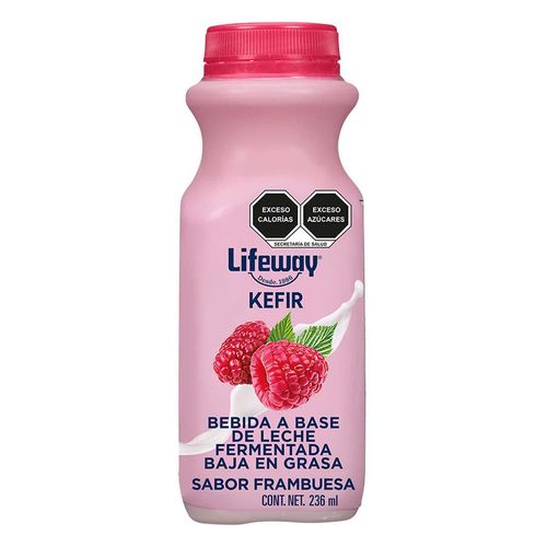 Yoghurt Kéfir Lifeway Low Fat Bebida Sabor Frambuesa 236ml