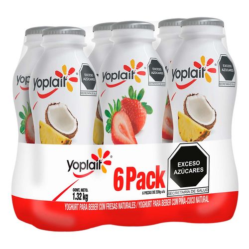 Yoghurt Yoplait Bebible Mix 6 Piezas
