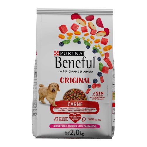 Purina Beneful Adulto Todos los Tamaños Carne Bulto de 2kg