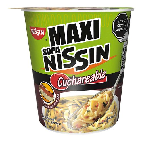Maxi Sopa NISSIN sabor Jugo de Carne 80g