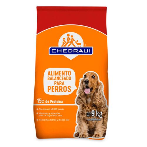 Alimento Seco para perro Chedraui 9kg