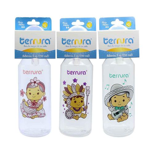 Biberón Ternura Decorado 4 Tintas 8 oz