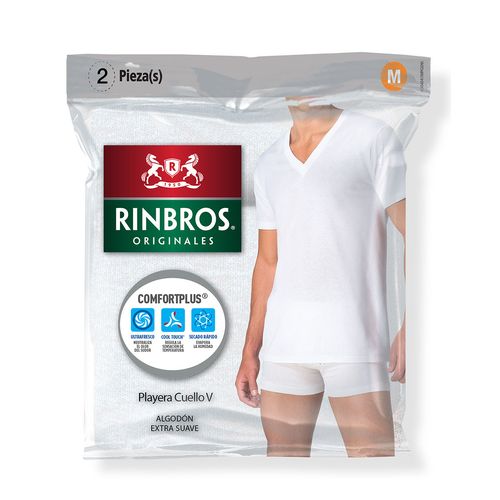 Playera Rinbros Cuello V