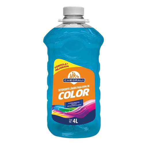 Detergente líquido Chedraui para ropa de color 4L