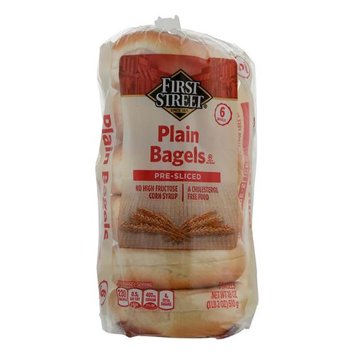 Bagel First Street Plain 510g