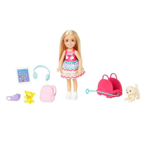 Muñeca Barbie Chelsea Viajera HJY17