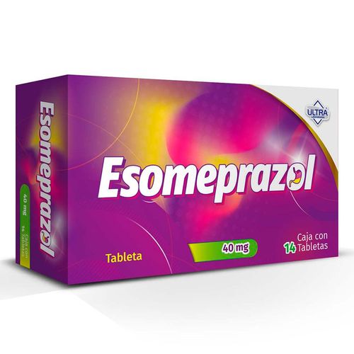 Tabletas Esomeprazol 40mg Caja con 14 Tabletas
