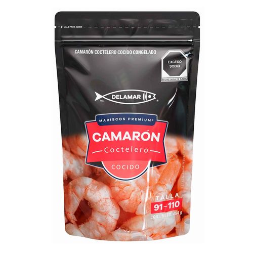 Camarón Cocido Delamar 91-100 454g