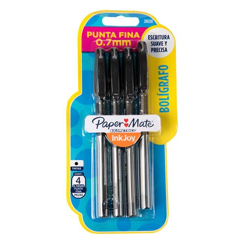 Boligrafo Paper Mate Punta Fina Negros