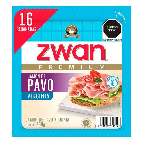 Jamón Zwan Virginia Pavo 290g