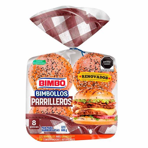 Bimbollos Bimbo Parrilleros 688g