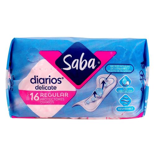 Panti protectores Saba Panty Regular con 16 Piezas