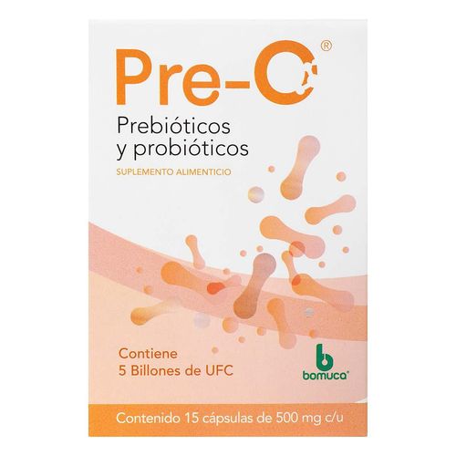 Suplemento Alimenticio Pre-O Prebióticos y Probióticos 5 Cápsulas