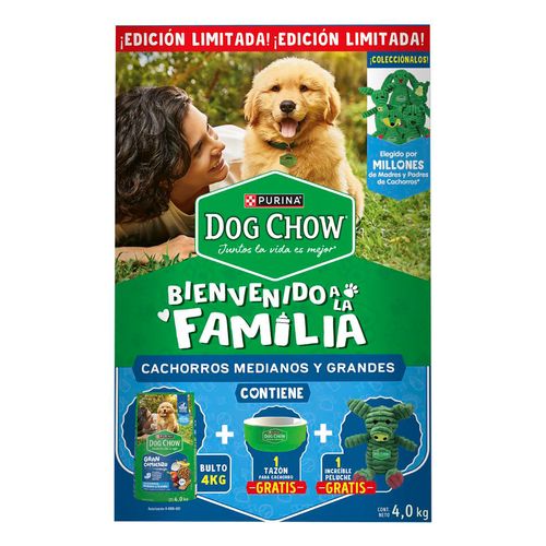 Starter Kit Dog Chow Cachorro Carne 4 Kg