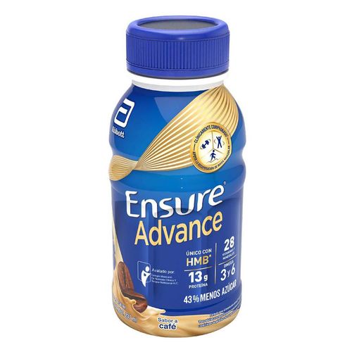 Suplemento Alimenticio Ensure Advance Café 237ml