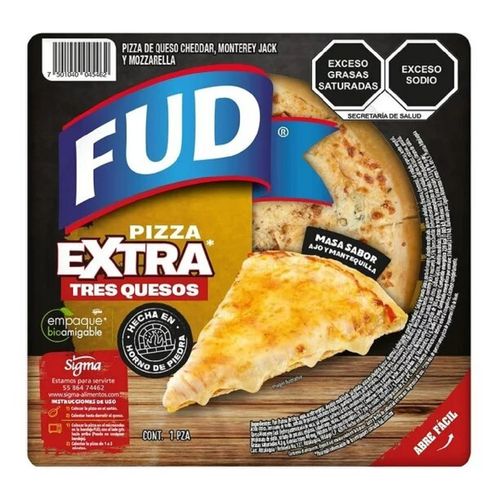 Pizza Fud Tres Quesos 216g