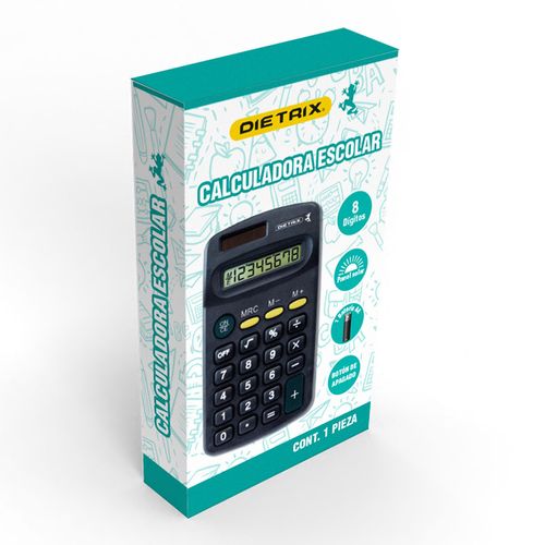 Calculadora Dietrix Escolar 8 Dígitos