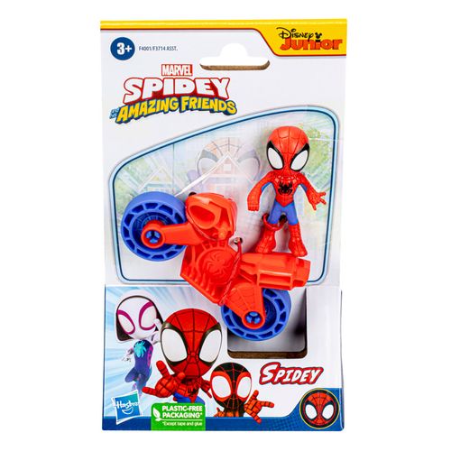Figura Marvel Spidey Con Moto