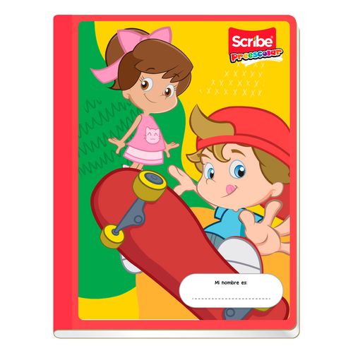 Cuaderno Cosido Scribe Preescolar Raya Especial 80 Hojas Preescolar