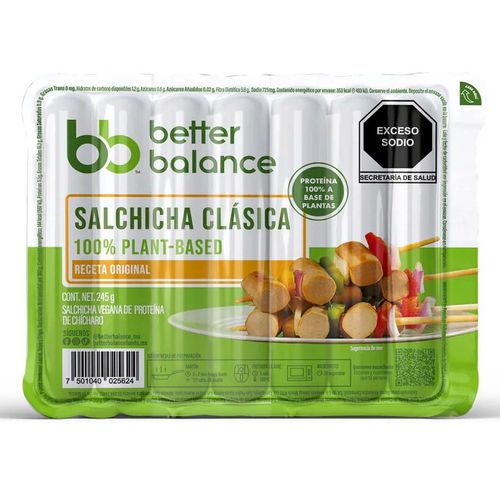 Salchicha Clásica Vegana Better Balance 245g