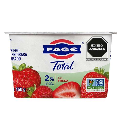 Yoghurt Fage con Fresa 2% de Grasa 150g