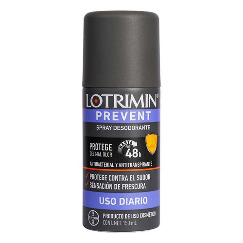 Spray Desodorante Lotrimin Prevent 150ml