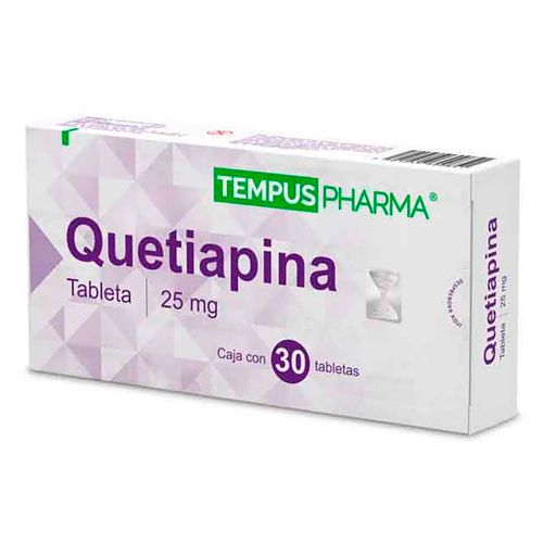 Quetiapina 30 Tabletas 25mg