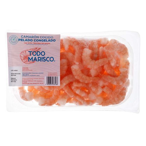 Camarón Pelado 51/60 Congelado 500g