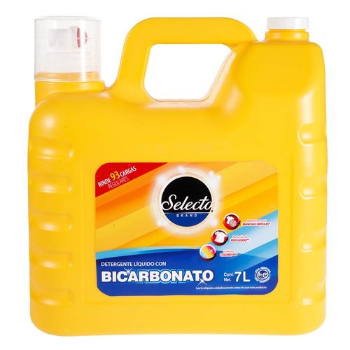 Detergente Líquido Selecto con Bicarbonato 7L