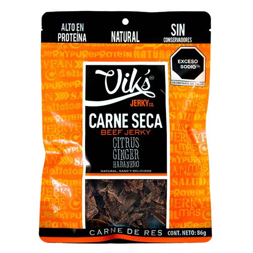 Carne Seca Vik's Jerky con Habanero 86g