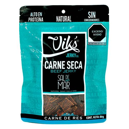 Carne Seca Vik's Jerky con Sal Mar 86g