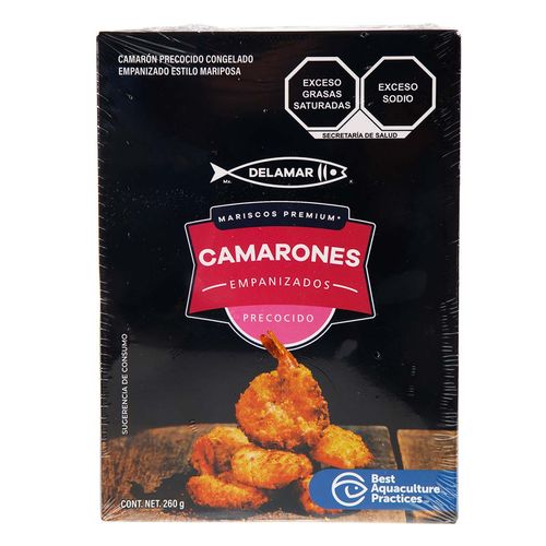 Camaron Delamar Empanizado Mariposa 260g