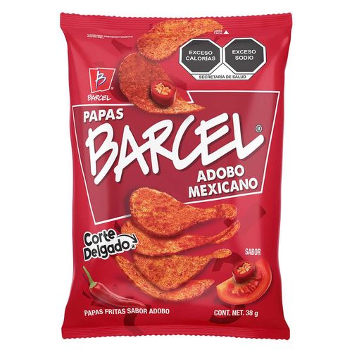 Papas Barcel Adobo Mexicano 38g
