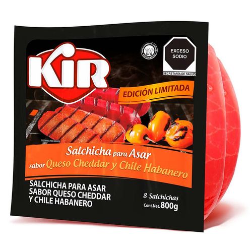 Salchicha para Asar Kir Sabor Habanero 800g
