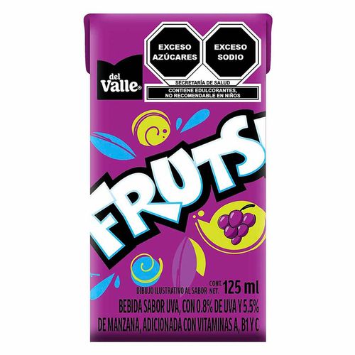Bebida Saborizada Frutsi Uva 125ml