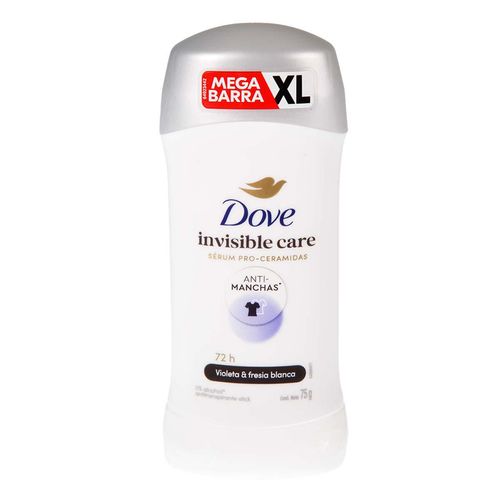 Desodorante Dove Barra XL Invisible Care Violeta y Fresia 75g