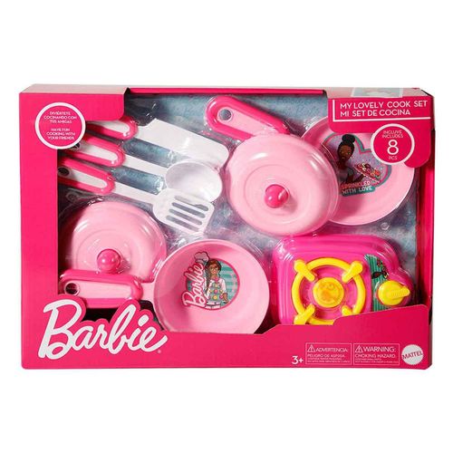 Juego de Cocina Barbie 8 Piezas