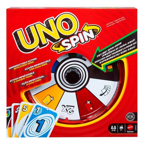Juego de Mesa UNO Spin Nueva Edición para Niños