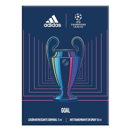 Estuche Adidas Goal Loción Corporal Caballero 75ml y Desodorante 150ml