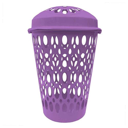 Cesto Girasol Plastic Trends 55Lt Morado