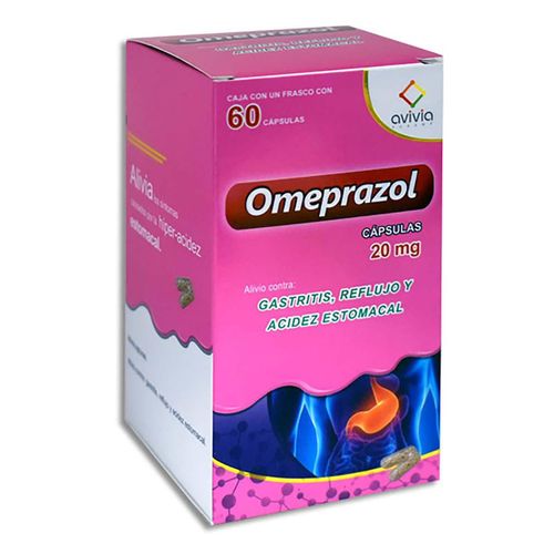 Cápsulas Omeprazol 20mg 60 Unidades