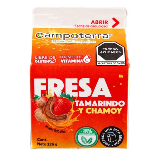 Fresas Campoterra Tamarindo Chamoy 226g
