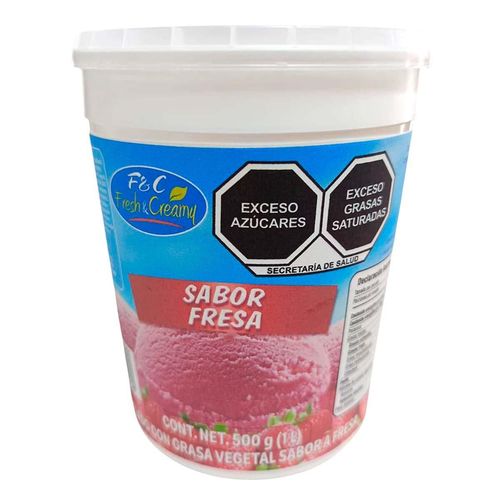 Helado Fresh & Creamy Fresa 1L