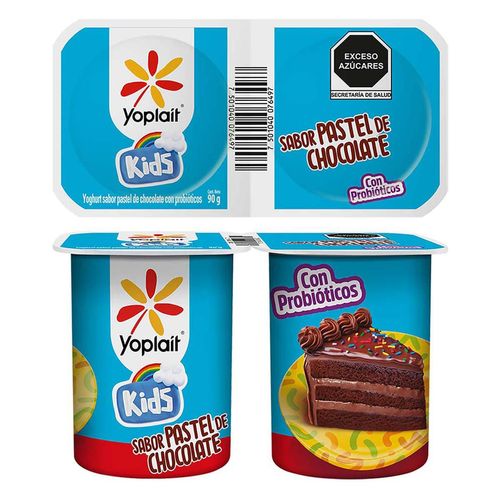 Yoghurt Yoplait Kids Pastel Chocolate 90g