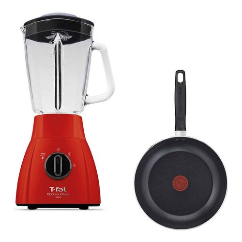 Licuadora Vidrio + Sartén T-Fal LN283FMXM25