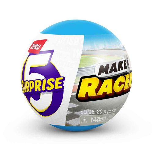 Esfera con 5 Sorpresas Make-A-Racer de Zuru 1 Pieza