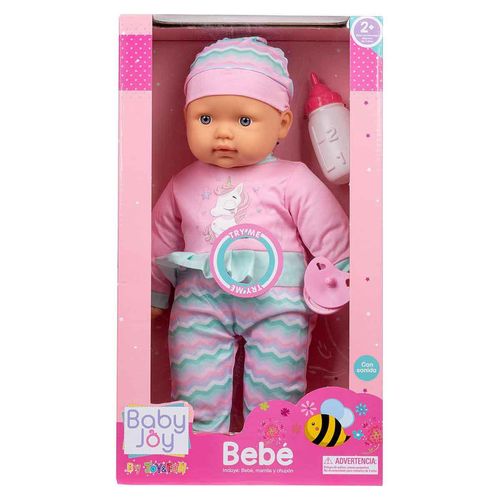 Muñeca Baby Joy Con Accesorios 16 Pulgadas